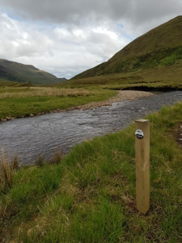 Het pad is prima bewegwijzerd