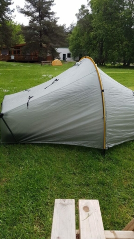 Nachtje op de camping in Cannich