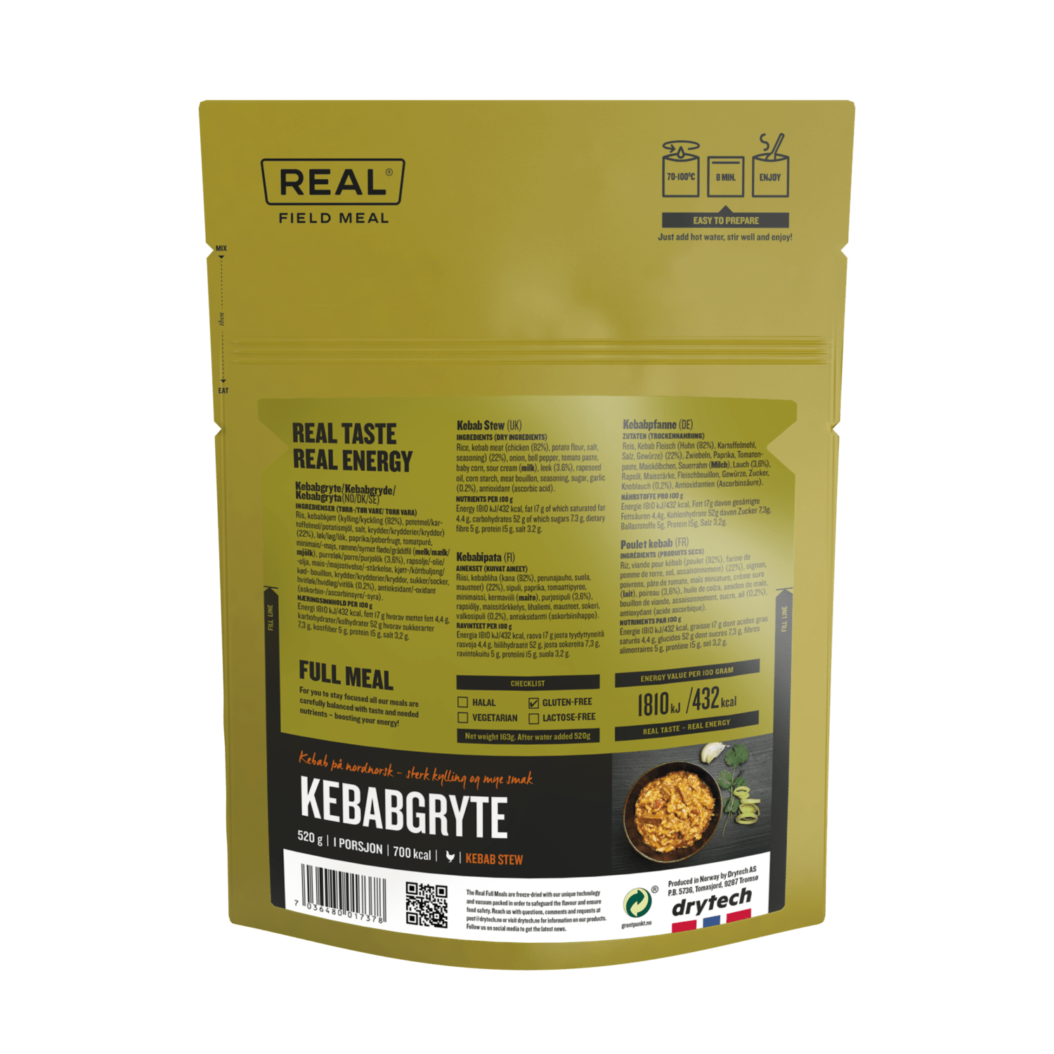 REAL Field Meal Kip-kebab stoof - Afbeelding 2