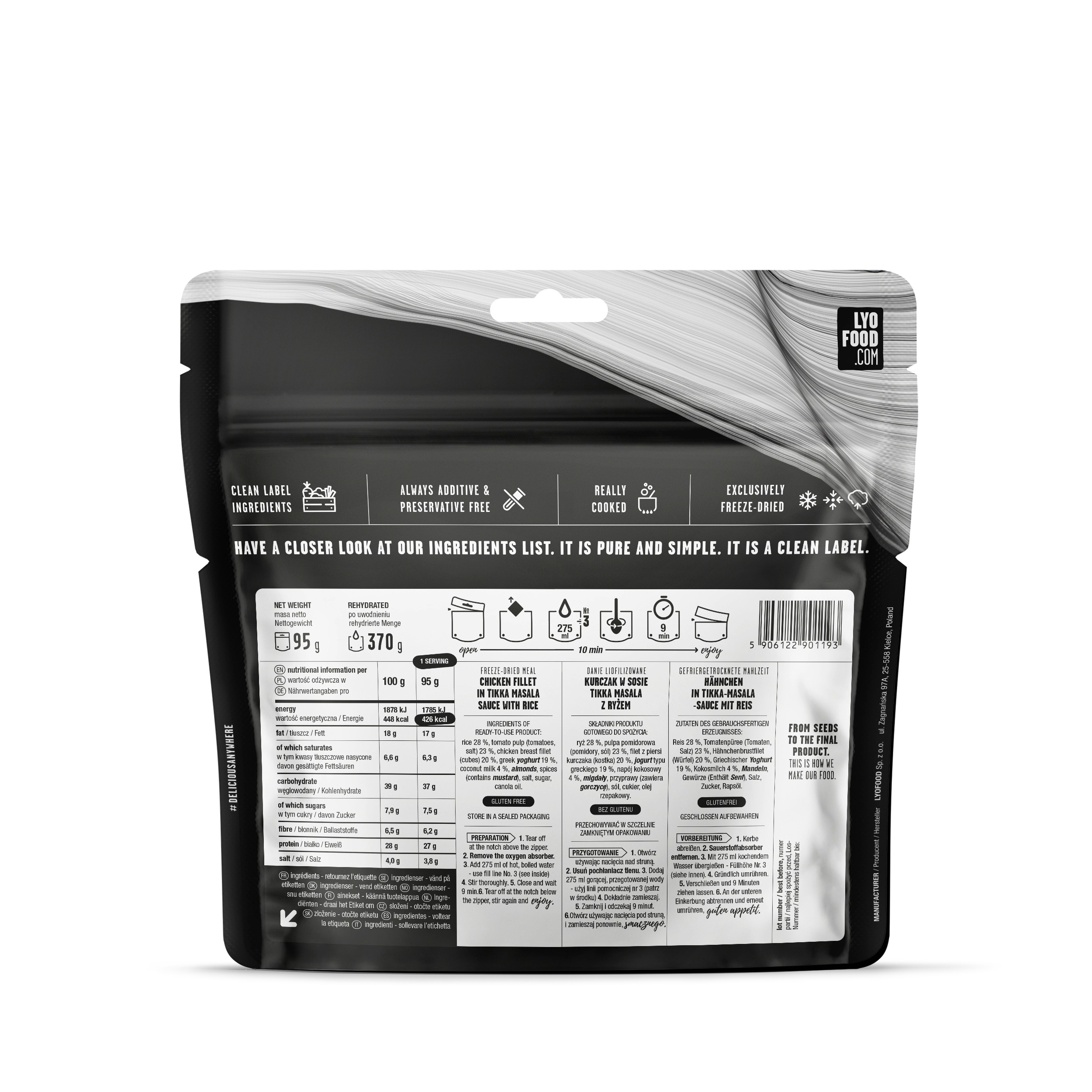 LYO Food Kip Tikka Masala - Afbeelding 3